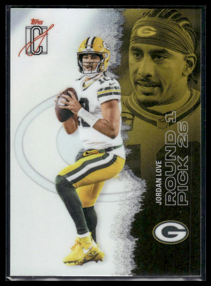 Jordan Love 2025 Topps Signature Class #21 Teal