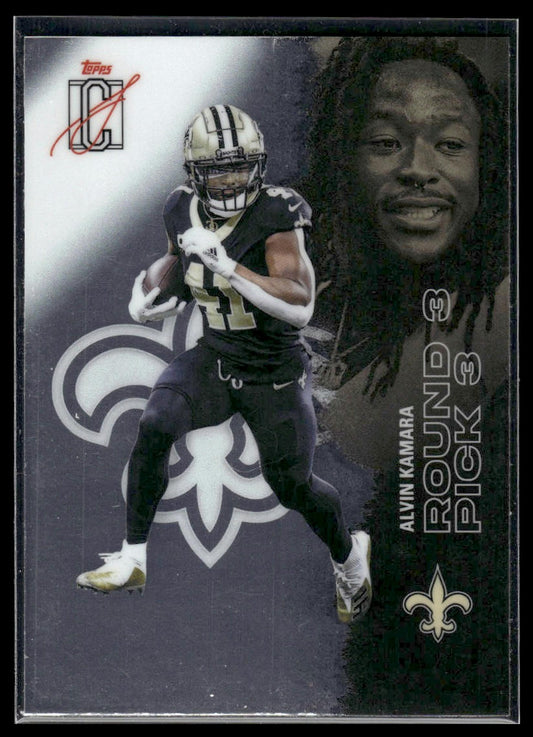 Alvin Kamara 2025 Topps Signature Class #90 Chrome