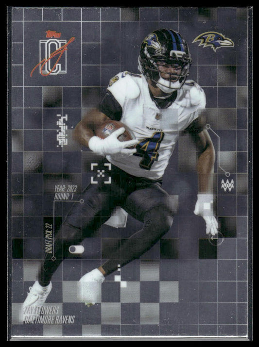 Zay Flowers 2025 Topps Signature Class #AI-3 After Image