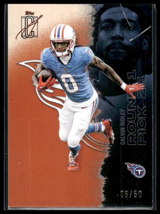 Calvin Ridley 2025 Topps Signature Class #99 Green & Purple