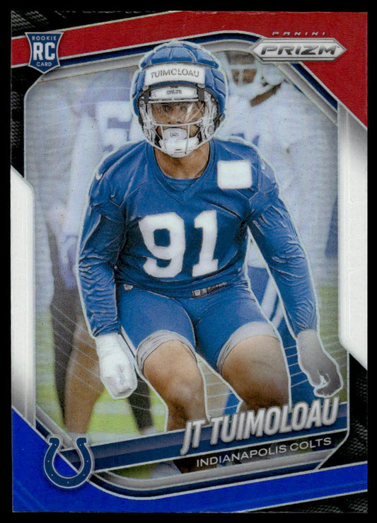 JT Tuimoloau 2025 Panini Prizm #324 Purple Shimmer