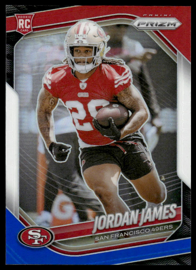 Jordan James 2025 Panini Prizm #323 Orange Ice