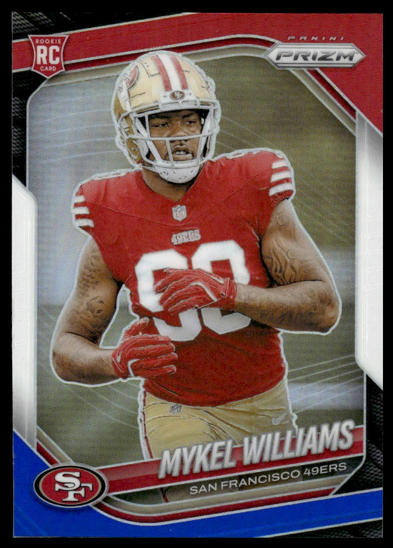 Mykel Williams 2025 Panini Prizm #304 Green Flash