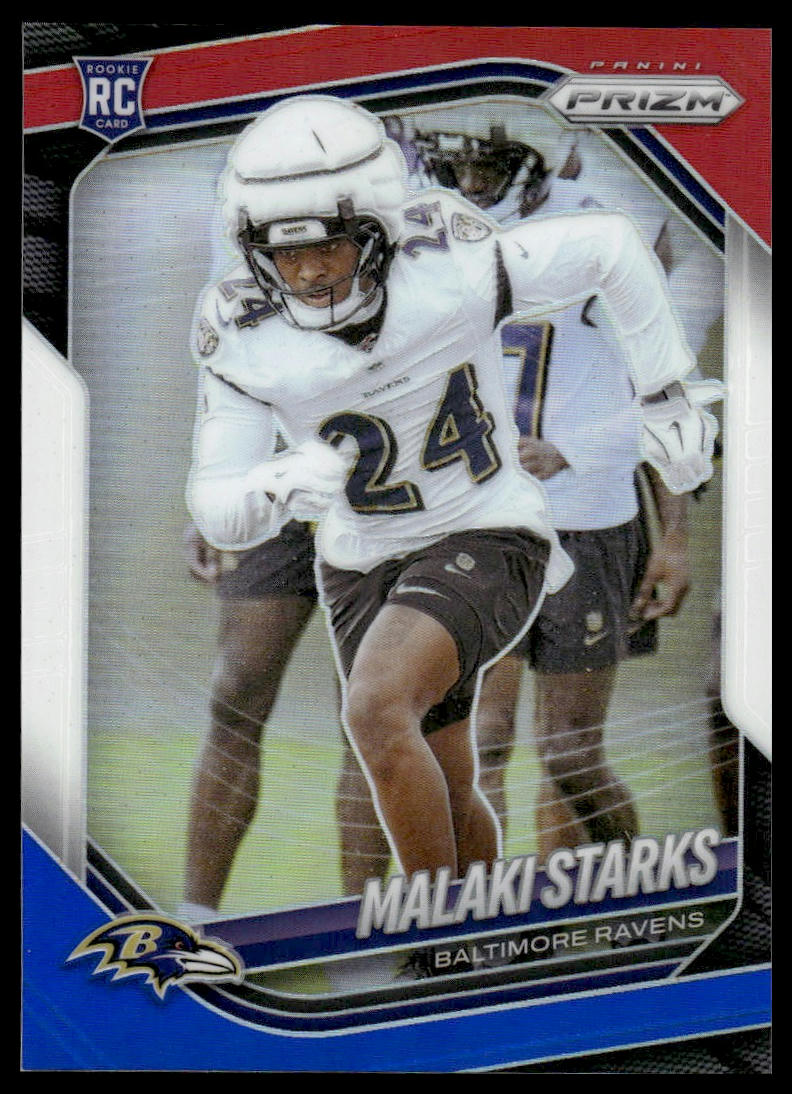 Malaki Starks 2025 Panini Prizm #310 Purple Ice