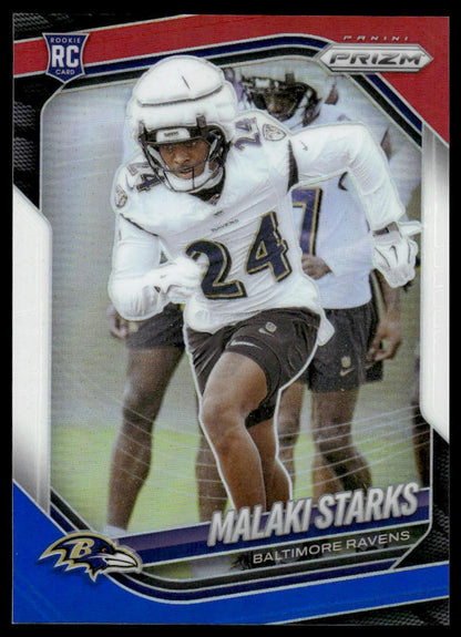 Malaki Starks 2025 Panini Prizm #310 Purple Ice