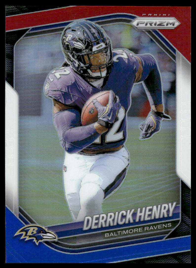 Derrick Henry 2025 Panini Prizm #168 Red White and Blue