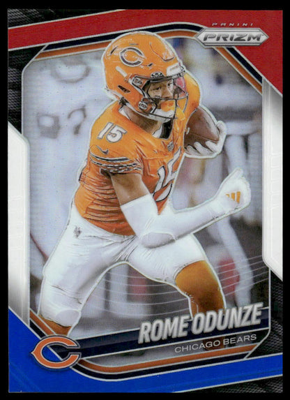 Rome Odunze 2025 Panini Prizm #8 Silver
