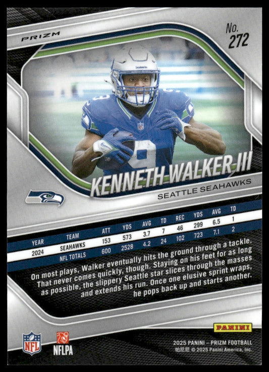 Kenneth Walker III 2025 Panini Prizm #272 Silver