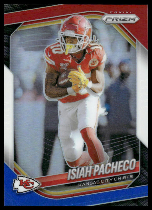 Isiah Pacheco 2025 Panini Prizm #126 Orange
