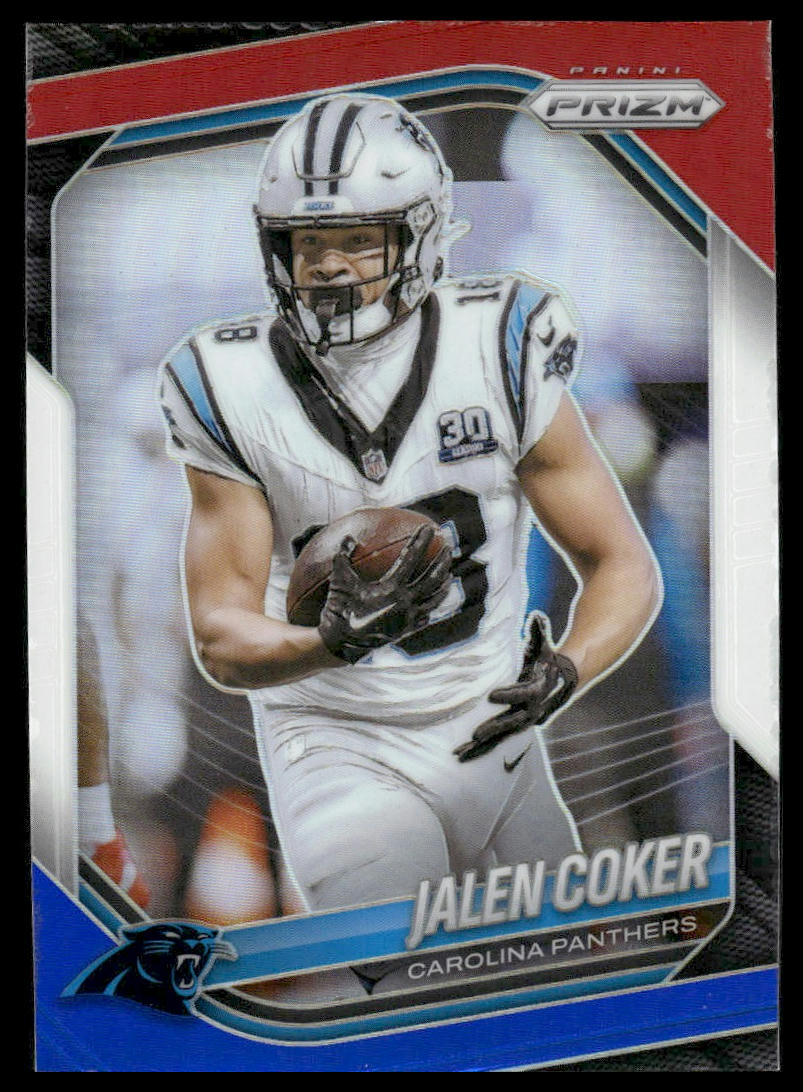 Jalen Coker 2025 Panini Prizm #55 Silver