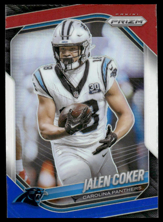Jalen Coker 2025 Panini Prizm #55 Silver