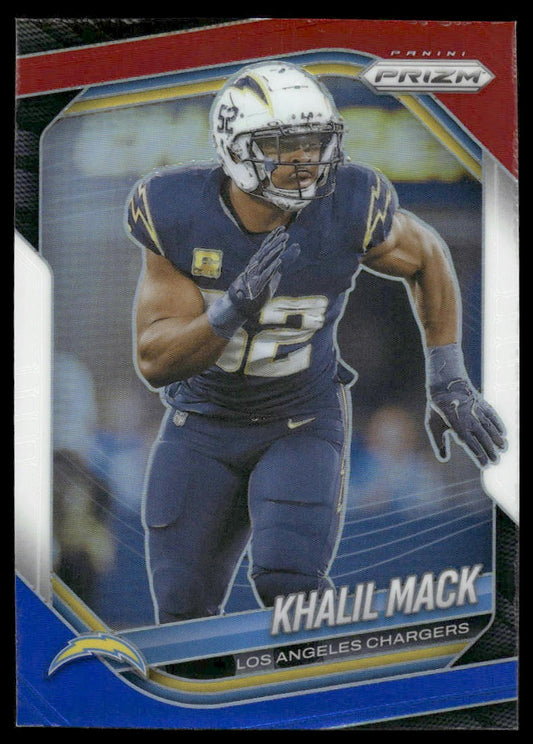 Khalil Mack 2025 Panini Prizm #161 Green Flash