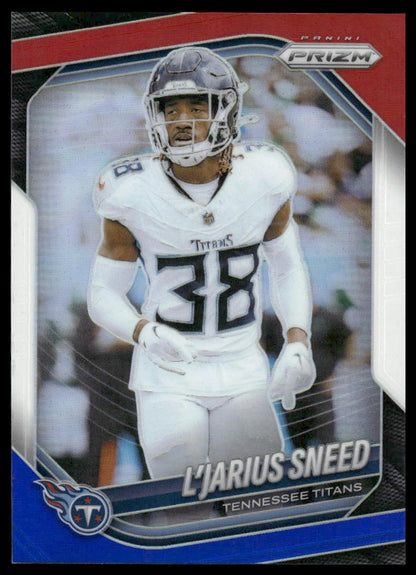 L'Jarius Sneed 2025 Panini Prizm #24 Purple Pulsar