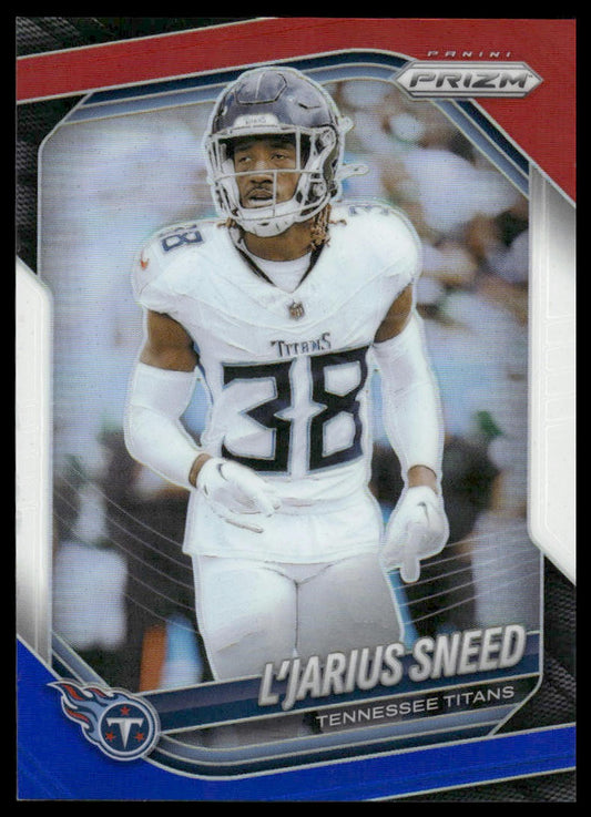 L'Jarius Sneed 2025 Panini Prizm #24 Purple Pulsar