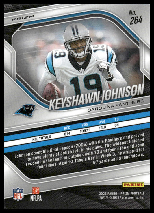 Keyshawn Johnson 2025 Panini Prizm #264 Pink