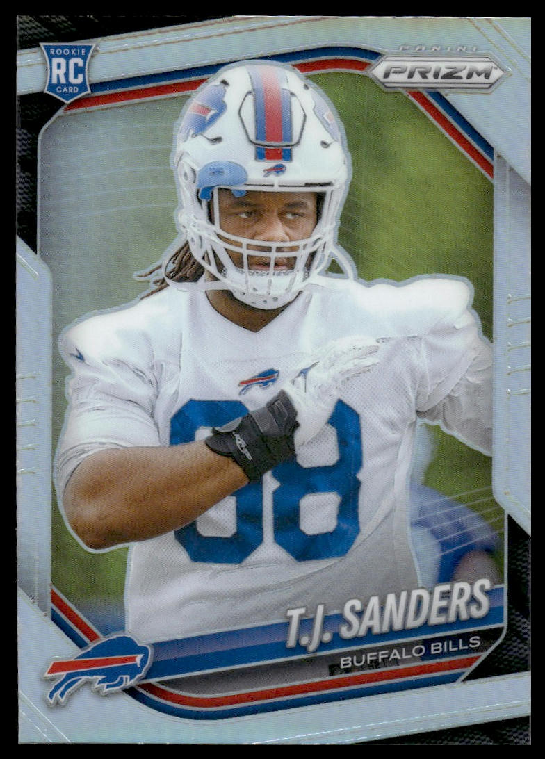 T.J. Sanders 2025 Panini Prizm #338 Hyper