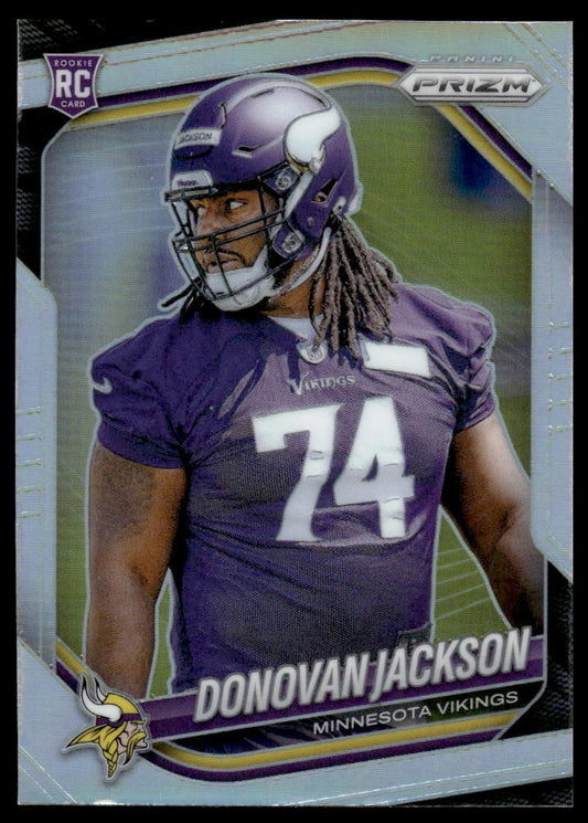 Donovan Jackson 2025 Panini Prizm #358 Pink