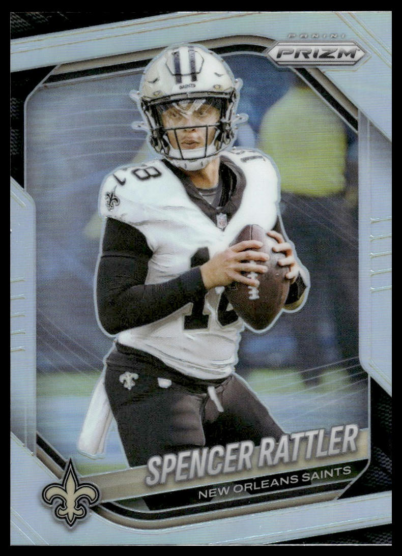 Spencer Rattler 2025 Panini Prizm #186 Gold Shimmer