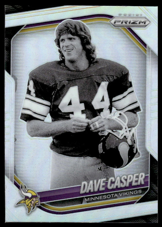 Dave Casper 2025 Panini Prizm #256 Silver