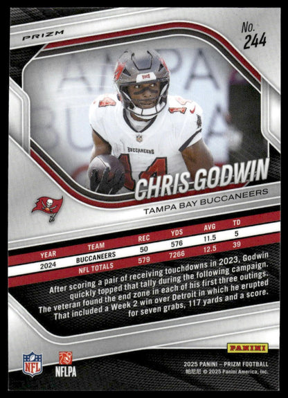 Chris Godwin 2025 Panini Prizm #244 Blue Wave