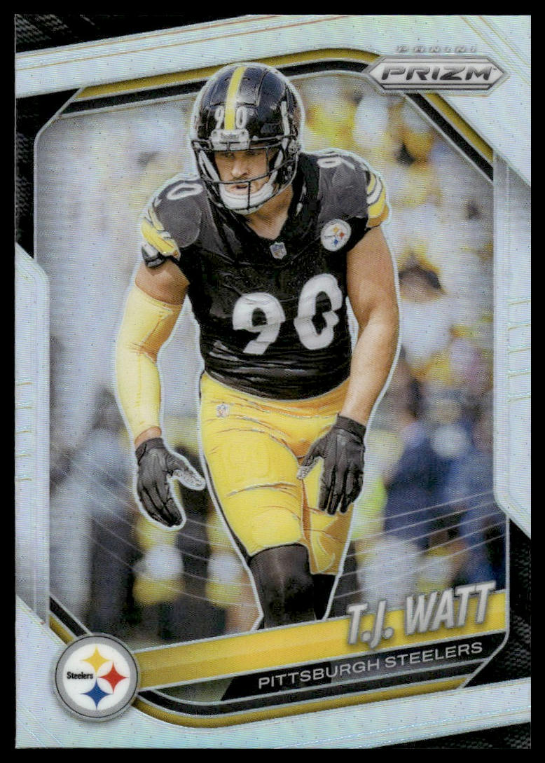 T.J. Watt 2025 Panini Prizm #263 Red White and Blue