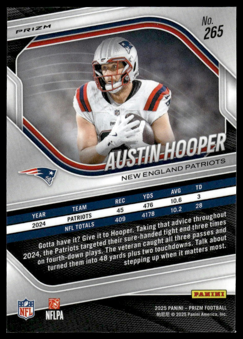 Austin Hooper 2025 Panini Prizm #265 Pink
