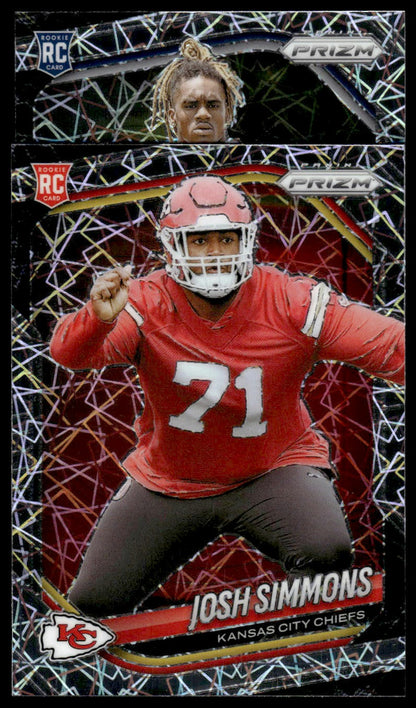 Josh Simmons 2025 Panini Prizm #337 Lazer
