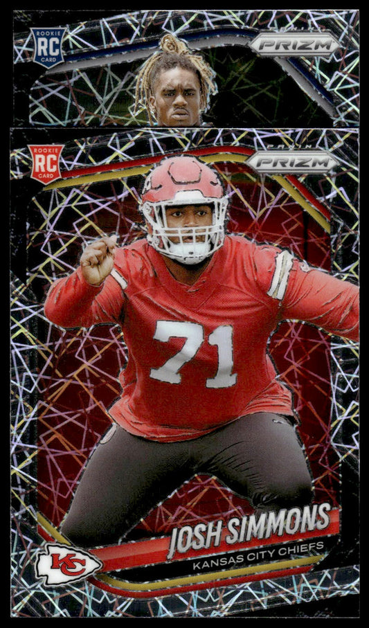 Josh Simmons 2025 Panini Prizm #337 Lazer