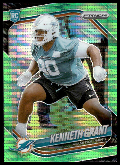 Kenneth Grant 2025 Panini Prizm #374 Neon Green Pulsar