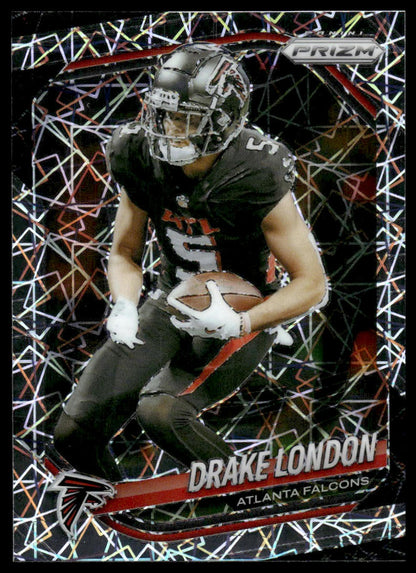 Drake London 2025 Panini Prizm #198 Lazer