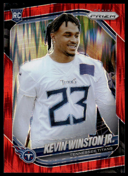 Kevin Winston Jr. 2025 Panini Prizm #340 Neon Green Pulsar