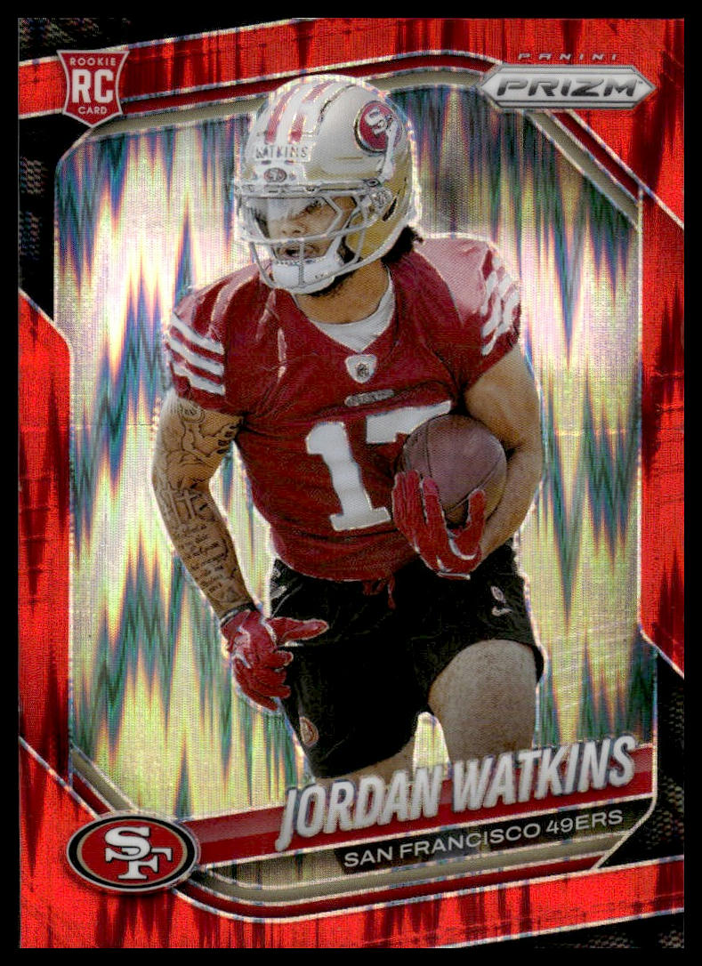 Jordan Watkins 2025 Panini Prizm #389 Pink