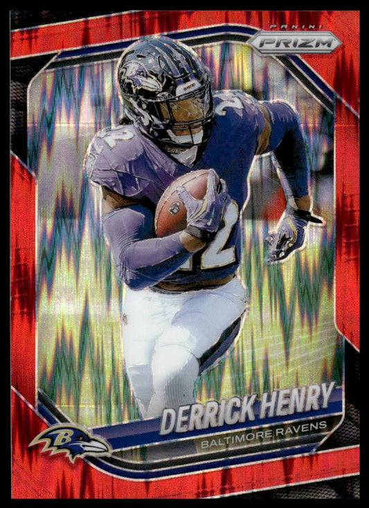 Derrick Henry 2025 Panini Prizm #168 Neon Green Pulsar