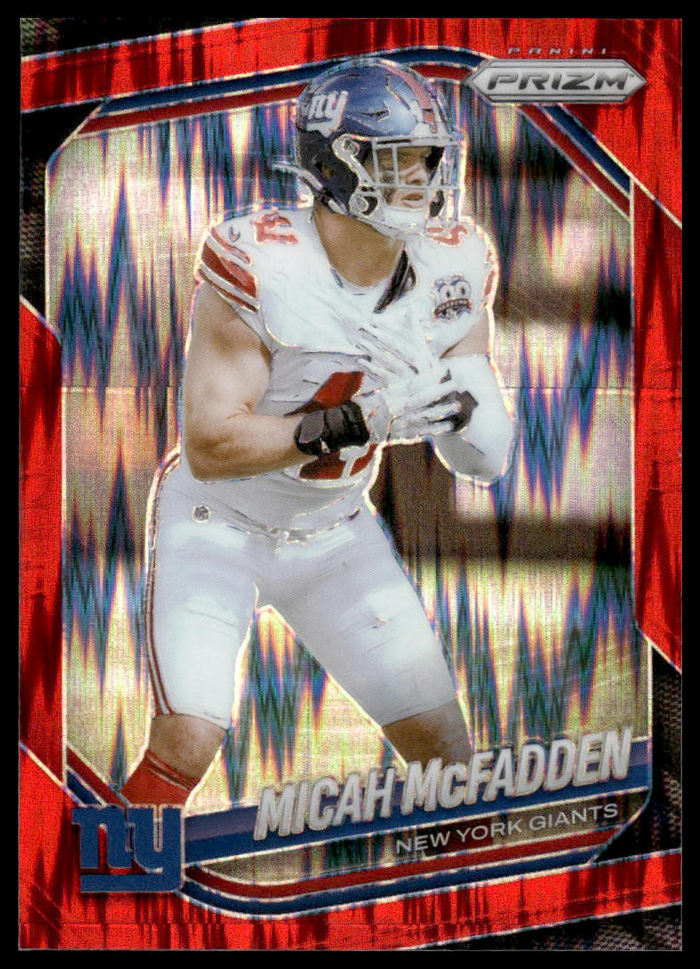 Micah McFadden 2025 Panini Prizm #95 Red