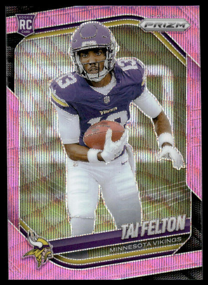 Tai Felton 2025 Panini Prizm #361 Red Wave