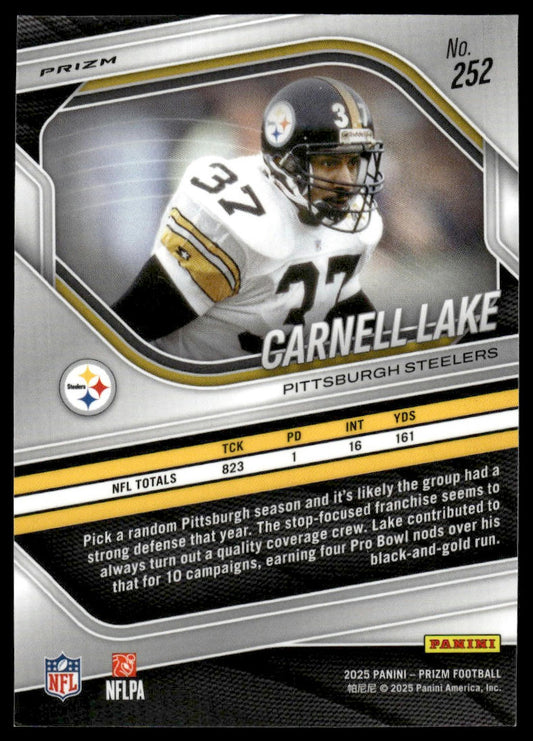 Carnell Lake 2025 Panini Prizm #252 Silver