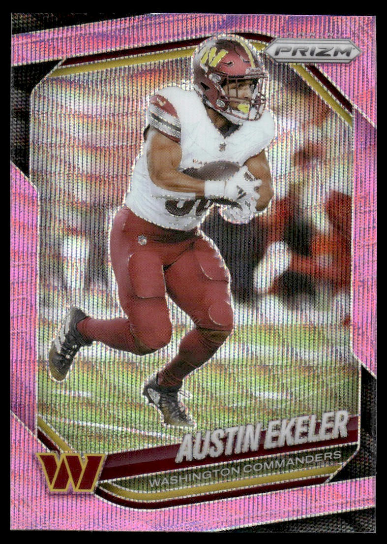 Austin Ekeler 2025 Panini Prizm #242 Neon Green Pulsar