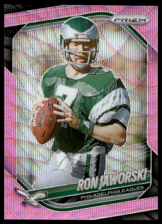 Ron Jaworski 2025 Panini Prizm #207 Pink Wave