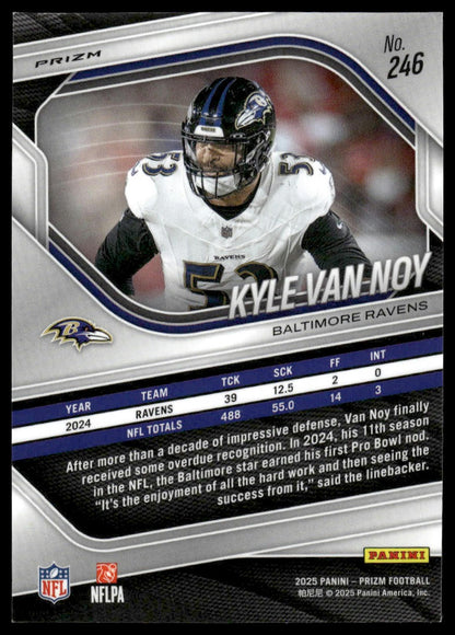 Kyle Van Noy 2025 Panini Prizm #246 Orange