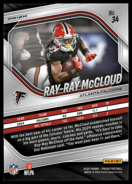 Ray-Ray McCloud 2025 Panini Prizm #34 Silver