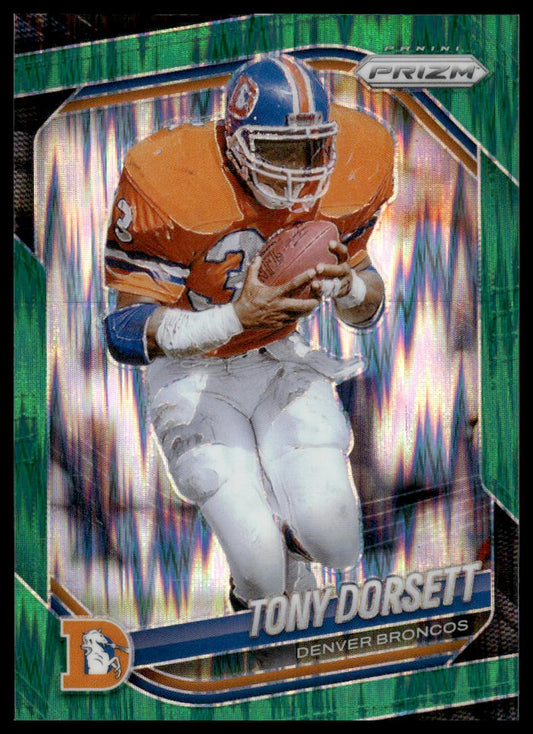 Tony Dorsett 2025 Panini Prizm #260 Green Wave