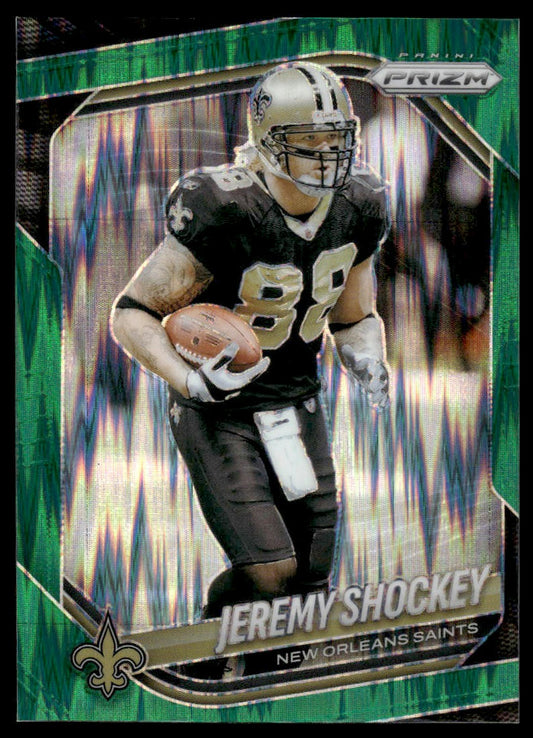 Jeremy Shockey 2025 Panini Prizm #200 Green Wave