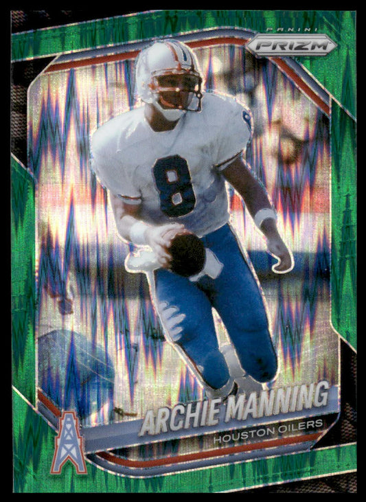 Archie Manning 2025 Panini Prizm #166 Hyper