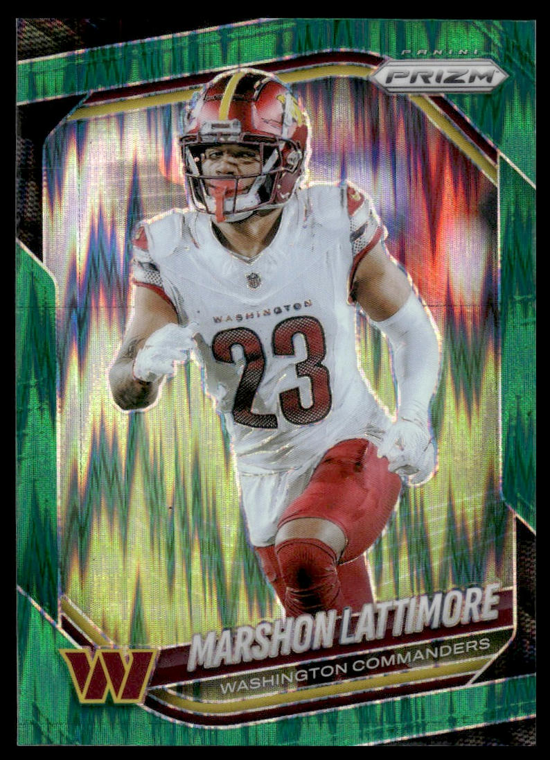 Marshon Lattimore 2025 Panini Prizm #184 Silver