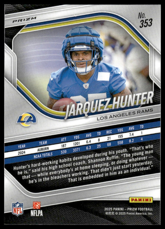 Jarquez Hunter 2025 Panini Prizm #353 White Disco