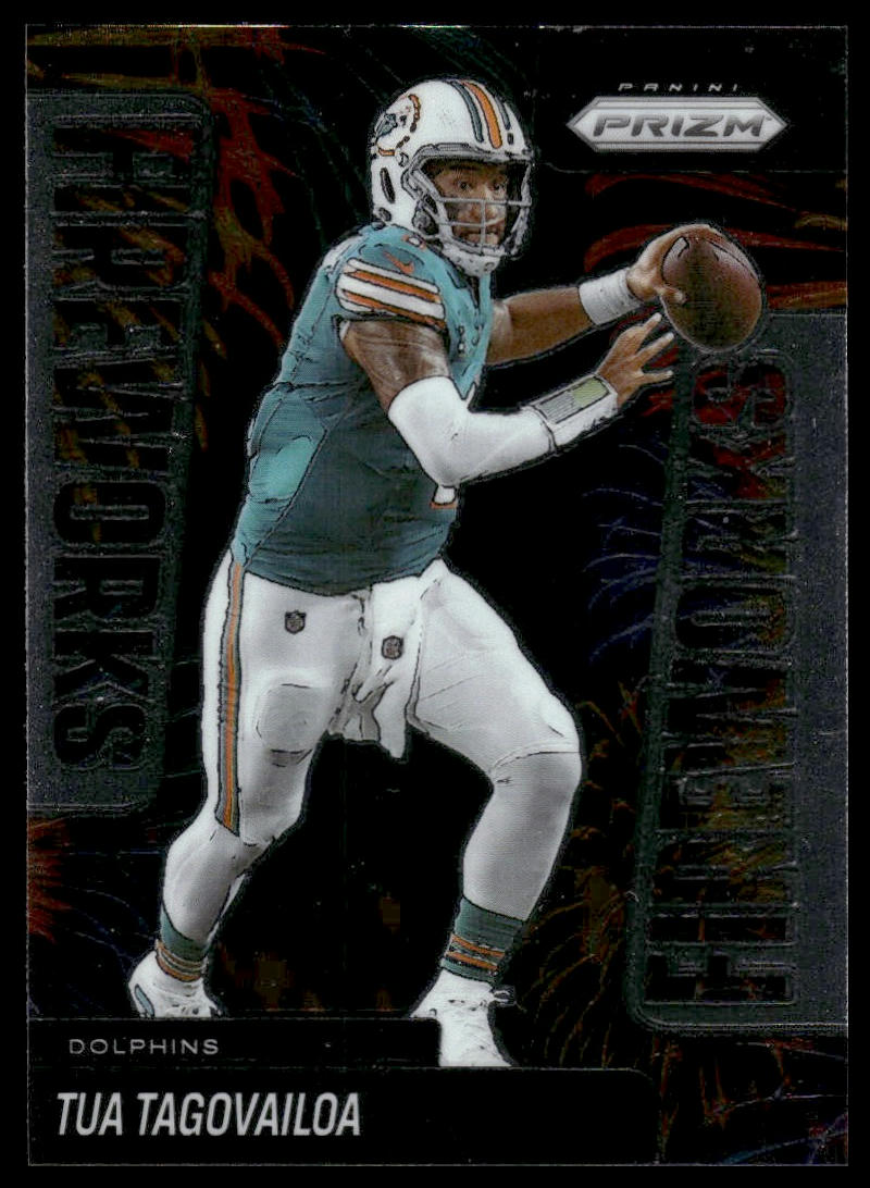 Tua Tagovailoa 2025 Panini Prizm #9 Fireworks