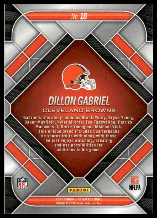 Dillon Gabriel 2025 Panini Prizm #18 Emergent