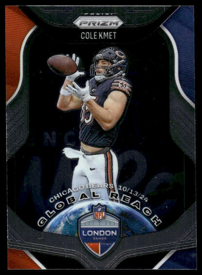 Cole Kmet 2025 Panini Prizm #6 Global Reach