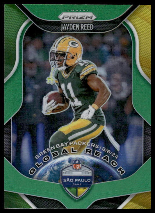 Jayden Reed 2025 Panini Prizm #2 Global Reach