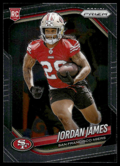 Jordan James 2025 Panini Prizm #323 Orange Ice